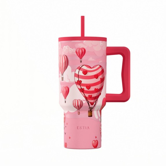 Estia Θερμός Straw Tumbler Xl Save The Aegean 900Ml Love...
