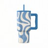 Estia Θερμός Straw Tumbler Xl Save The Aegean 900Ml Ocean Waves