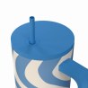 Estia Θερμός Straw Tumbler Xl Save The Aegean 900Ml Ocean Waves