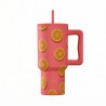Estia Θερμός Straw Tumbler Xl Save The Aegean 900Ml Orange Pop