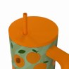 Estia Θερμός Straw Tumbler Xl Save The Aegean 900Ml Peach Garden