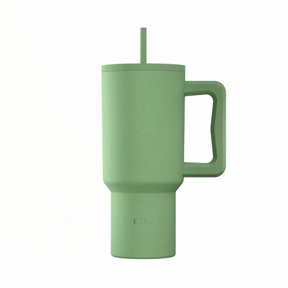Estia Θερμός Straw Tumbler Xl Save The Aegean 900Ml Pine