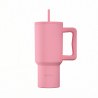 Estia Θερμός Straw Tumbler Xl Save The Aegean 900Ml Rose