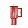 Estia Θερμός Straw Tumbler Xl Save The Aegean 900Ml Viva Stripe