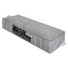 Θήκη Αποθήκευσης Non Woven Υφασμάτινη 100X50X20Cm Με Παράθυρο Ivory