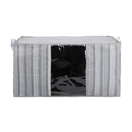 Θήκη Αποθήκευσης Non Woven Υφασμάτινη 50X40X30Cm Με Παράθυρο Ivory