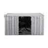 Θήκη Αποθήκευσης Non Woven Υφασμάτινη 50X40X30Cm Με Παράθυρο Ivory