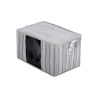 Θήκη Αποθήκευσης Non Woven Υφασμάτινη 60X45X35Cm Με Παράθυρο Ivory