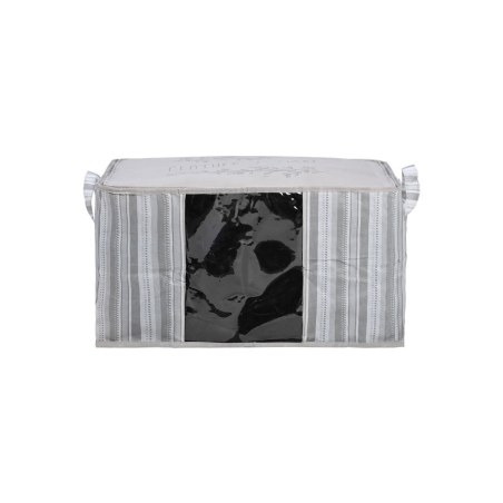 Θήκη Αποθήκευσης Non Woven Υφασμάτινη 60X45X35Cm Με Παράθυρο Ivory