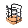 Estia Θήκη Για Κουτάλες Bamboo Μεταλλική 12X12X14.5Cm Μαύρη