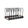 Estia Θήκη Με Διαχωριστικά Bamboo Essentials Μεταλλική Με Χερούλι 30.5X17.7X19Cm Μαύρη