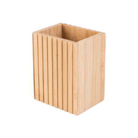 Estia Θήκη Οδοντόβουρτσας Bamboo Essentials Τετράγωνη 8.3X6.5X10.3Cm