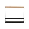 Estia Θήκη Οργάνωσης Bamboo Essentials Με Χερούλι 24X10.5X21.3Cm Μεταλλική Μαύρη