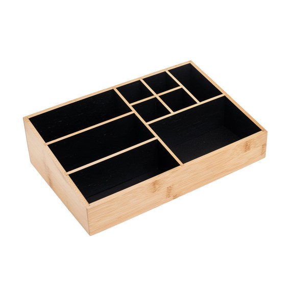 Estia Θήκη Οργάνωσης Καλλυντικών Bamboo 9 Θέσεων 33X21X9Cm