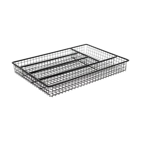 Θήκη Συρταριού Metal Black  Μεταλλική 36X26Cm Μαύρη