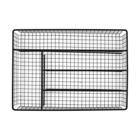 Θήκη Συρταριού Metal Black  Μεταλλική 36X26Cm Μαύρη