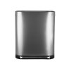 Estia Κάδος Απορριμμάτων Duoprime Soft Close 60Lt Με Δυο Δοχεία 30&30Lt Inox
