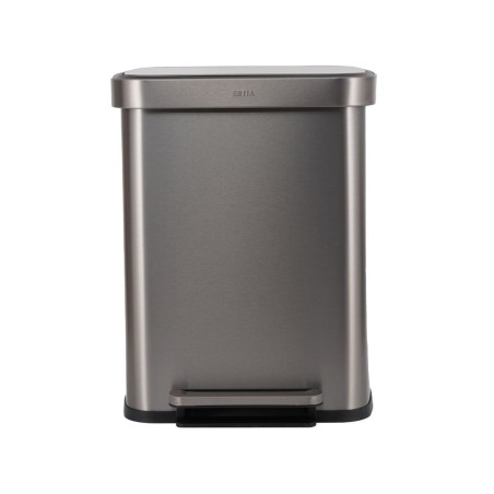 Estia Κάδος Απορριμμάτων Flatop Soft Close 50Lt Ματ Ινοξ