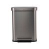 Estia Κάδος Απορριμμάτων Flatop Soft Close 50Lt Ματ Ινοξ