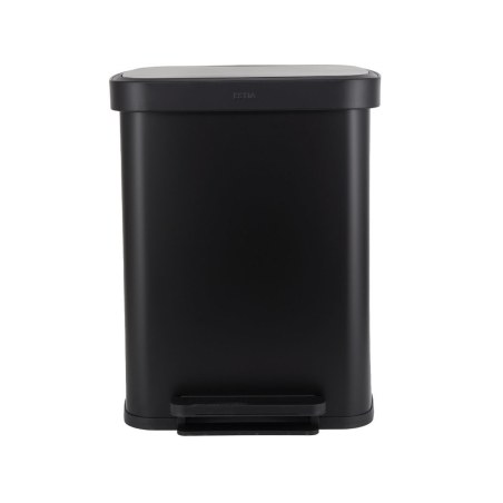 Estia Κάδος Απορριμμάτων Flatop Soft Close 50Lt Ματ Μαύρος