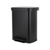 Estia Κάδος Απορριμμάτων Flatop Soft Close 50Lt Ματ Μαύρος