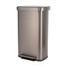 Estia Κάδος Απορριμμάτων Flatop Soft Close 70Lt Ματ Ινοξ
