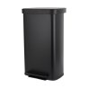 Estia Κάδος Απορριμμάτων Flatop Soft Close 70Lt Ματ Μαύρος