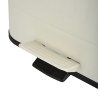 Estia Κάδος Απορριμμάτων Soft Close Antigua 30Lt Mat Ivory
