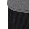 Estia Καλάθι Άπλυτων Bamboo Essentials 60Lt Πτυσσόμενο Ορθογώνιο Μαύρο Νέα Πλέξη