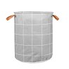 Καλάθι Άπλυτων Checkered 60Lt Πτυσσόμενο Με Χερούλια 40X40X50Cm