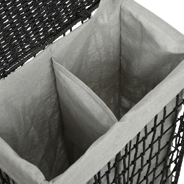 Estia Καλάθι Άπλυτων Nest 37X22X55Cm 2 Θέσεων...