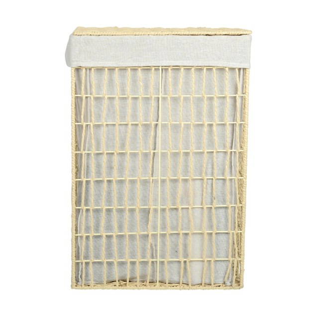Estia Καλάθι Άπλυτων Nest 37X22X55Cm 2 Θέσεων Μπεζ