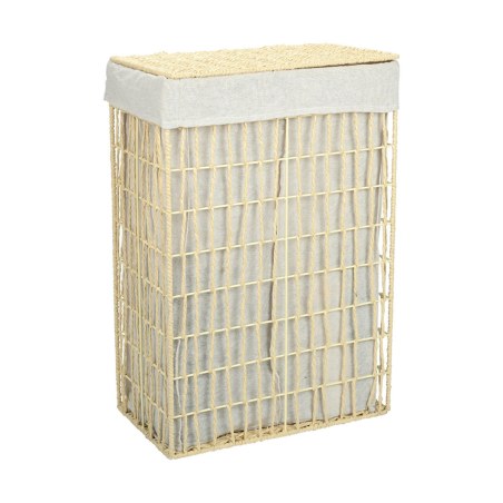 Estia Καλάθι Άπλυτων Nest 37X22X55Cm 2 Θέσεων Μπεζ