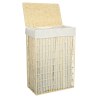 Estia Καλάθι Άπλυτων Nest 37X22X55Cm 2 Θέσεων Μπεζ