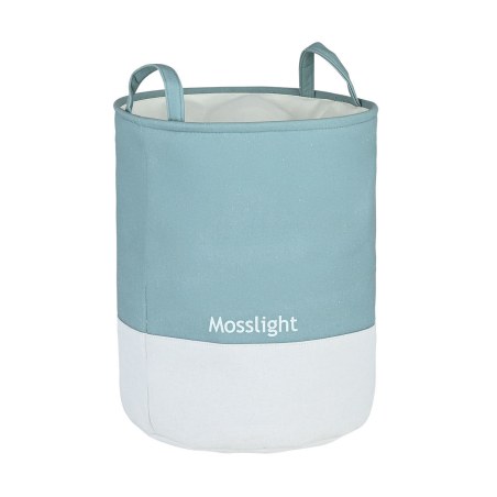 Estia Καλάθι Άπλυτων Tone Lab Με Χερούλια 35X35X50Cm Mosslight