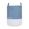Estia Καλάθι Άπλυτων Tone Lab Με Χερούλια 35X35X50Cm Opal Blue
