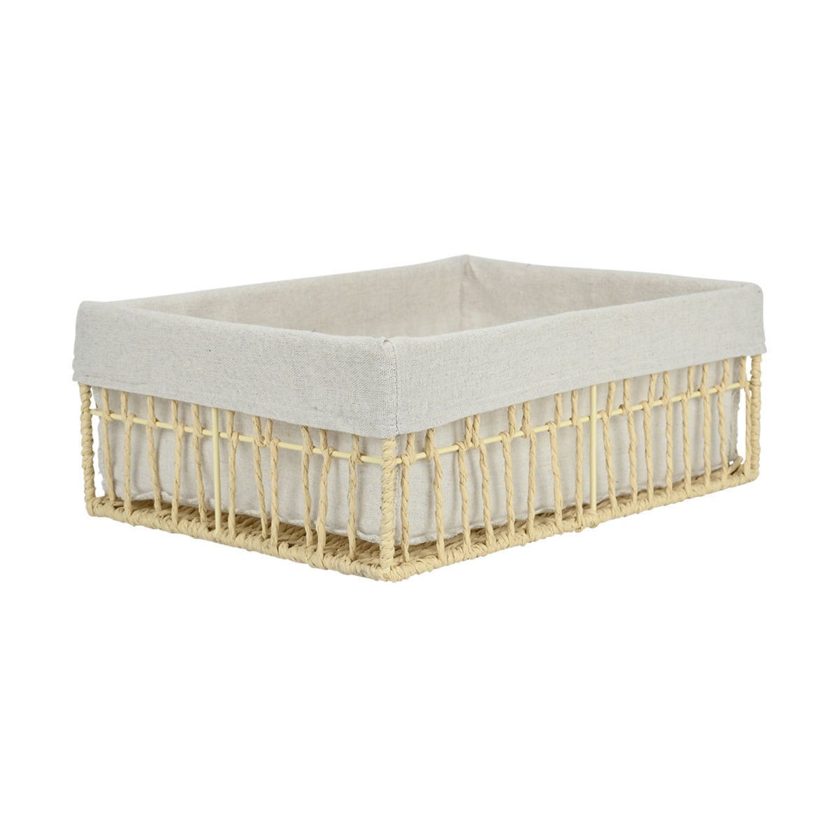 Estia Καλάθι Αποθήκευσης & Οργάνωσης Nest 36×27×13Cm Μπεζ