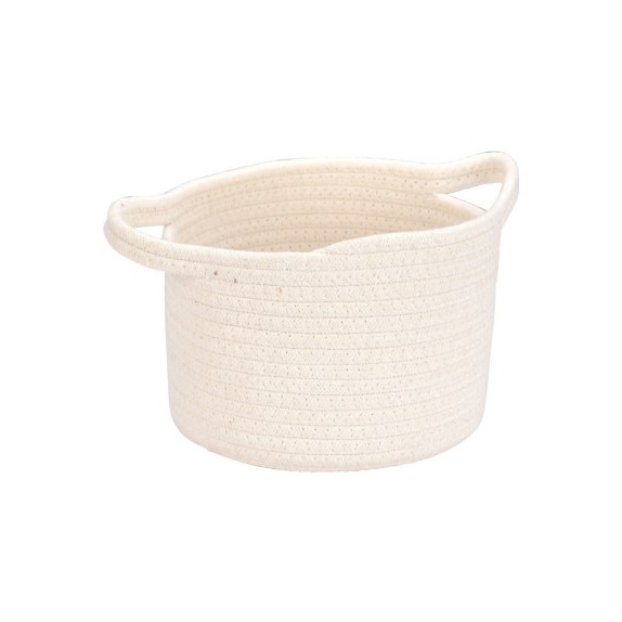 Estia Καλάθι Κρεμαστό Blanca 20X20X15Cm Λευκό