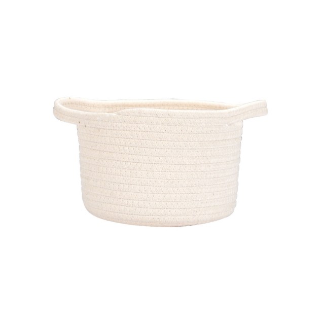 Estia Καλάθι Κρεμαστό Blanca 20X20X15Cm Λευκό