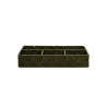Estia Καλάθι Οργάνωσης 4 Θέσεων Olive Seires 33X23X6Cm Λαδι