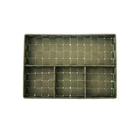 Estia Καλάθι Οργάνωσης 4 Θέσεων Olive Seires 33X23X6Cm Λαδι