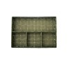 Estia Καλάθι Οργάνωσης 4 Θέσεων Olive Seires 33X23X6Cm Λαδι