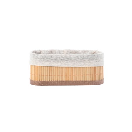Estia Καλάθι Οργάνωσης Bamboo Essentials 19.5X10Cm Me Επένδυση