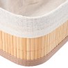 Estia Καλάθι Οργάνωσης Bamboo Essentials 19.5X10Cm Me Επένδυση