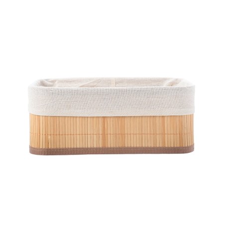 Estia Καλάθι Οργάνωσης Bamboo Essentials 30X20Cm Me Επένδυση