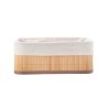Estia Καλάθι Οργάνωσης Bamboo Essentials 30X20Cm Me Επένδυση