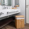Estia Καλάθι Οργάνωσης Bamboo Essentials 30X20Cm Me Επένδυση