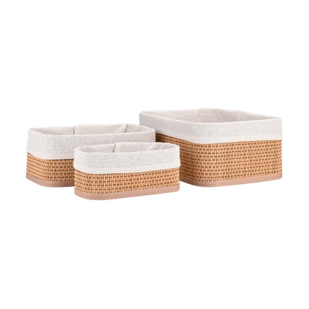 Estia Καλάθι Οργάνωσης Bamboo Essentials Me...