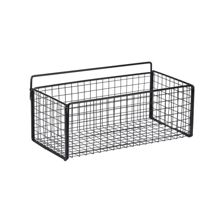 Estia Καλάθι Οργάνωσης Cage Κρεμαστό Μεταλλικό 36X15X13Cm Μαύρο