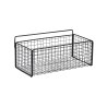 Estia Καλάθι Οργάνωσης Cage Κρεμαστό Μεταλλικό 36X15X13Cm Μαύρο